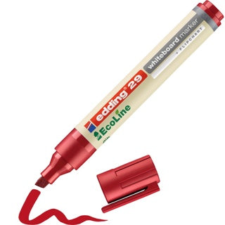 EDDING Whiteboardmarker EcoLine 29 mit Keilspitze 1-5 mm rot