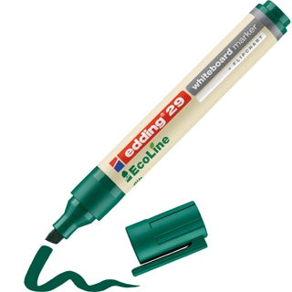 EDDING Whiteboardmarker EcoLine 29 mit Keilspitze 1-5 mm grün