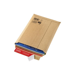 COLOMPAC Versandtasche CP010.02 bis B5 mit Selbstklebeverschluss 185 x 270 x -50 mm braun