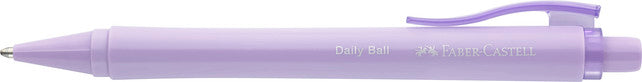 FABER-CASTELL Kugelschreiber Daily Ball XB mit Druckmechanik 0.6 mm sweet lilac