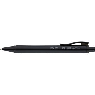 FABER-CASTELL Kugelschreiber Daily Ball XB mit Druckmechanik 0.6 mm schwarz