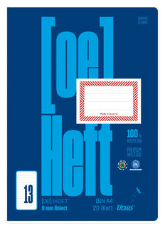 URSUS OE Heft Nr. 13 20 Blatt A4 9 mm liniert
