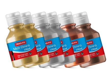 ARISTO Flüssigfarben Meltdown 6 Stück à 150 ml farbig sortiert