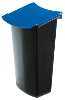 HAN Abfalleinsatz Mondo mit Deckel 3 L schwarz/blau