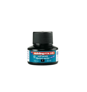 EDDING Nachfülltinte FTK25 25 ml schwarz