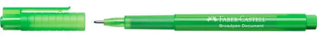 FABER-CASTELL Fineliner Broadpen 155466 0.8 mm hellgrün