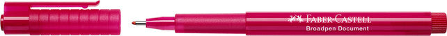 FABER-CASTELL Fineliner Broadpen 1554 0.8 mm rot