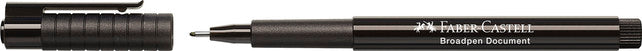FABER-CASTELL Fineliner Broadpen 1554 0.8 mm schwarz