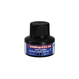 EDDING Nachfülltinte PTK25 permanent 25 ml schwarz