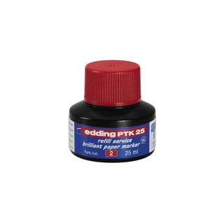 EDDING Nachfülltinte PTK25 permanent 25 ml rot
