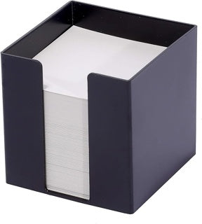 M&M Zettelbox inkl. 700 Blatt Papier 80 g/m² 95 x 95 x 95 mm schwarz