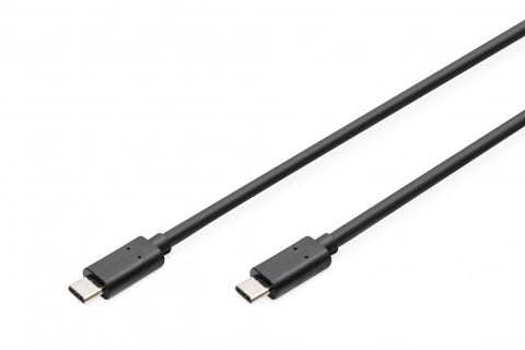 DIGITUS USB-Anschlusskabel 2.0 2x USB-C 1 m schwarz