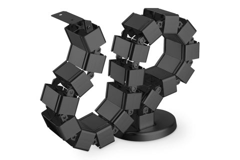 DIGITUS Flexible Kabelführung DA-90505 mit anpassbarer Länge und 4 Kabekanälen 1.3 m schwarz