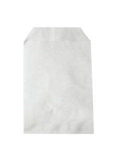 Papierflachsäcke 100 Stück 6 x 9 cm weiß
