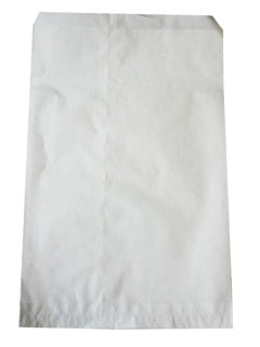Papierflachsäcke 100 Stück 22 x 32 cm weiß
