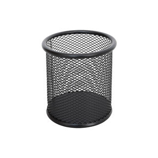 TIPTOP OFFICE Stifteköcher Ø 8 cm Metalldraht schwarz