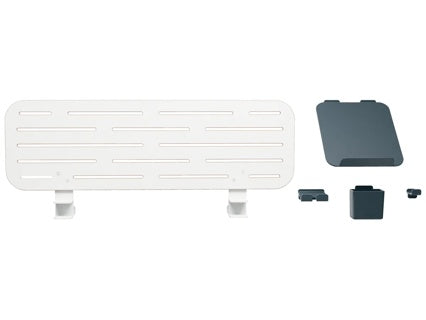 LEITZ Pegboard-Organizer Ergo 80 x 25 cm mit Laptophalter weiß
