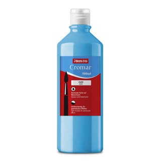 ARISTO Flüssigmalfarbe Cromar AR30965 500 ml cyan