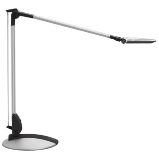 MAUL LED-Tischleuchte MAULoptimus mit Standfuß dimmbar colour vario silber