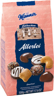 MANNER Lebkuchen-Allerlei 500 g