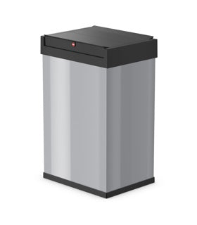 HAILO Abfalleimer Big-Box Swing L 35 Liter silber/schwarz