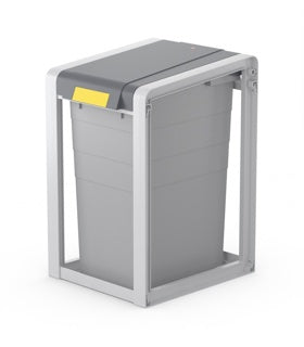 HAILO Mülltrennsystem ProfiLine Öko XL Basiseinheit 38 Liter signalgrau