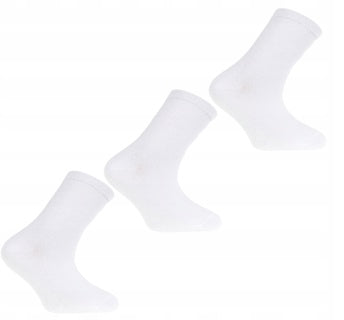 Kindersocken 3 Paar Gr. 27 - 30 weiß