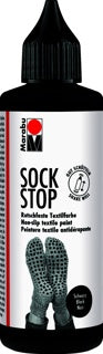 MARABU Textilfarbe Sock Stop 90 ml schwarz