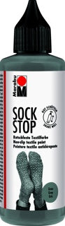 MARABU Textilfarbe Sock Stop 90 ml grau
