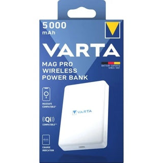 VARTA Power Bank Mag Pro Wireless 5000 mAh weiß