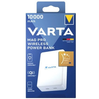 VARTA Power Bank Mag Pro Wireless 10000 mAh weiß