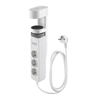 OLYMPIA Tisch-Steckdosenleiste SL 3000 3er 1.5 m weiß