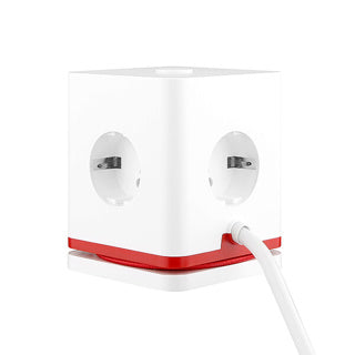 OLYMPIA Steckdosenwürfel SW 1000 3er inkl. USB-C-Ladekabel 1.5 m weiß