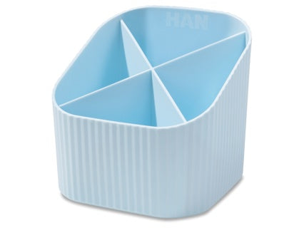 HAN Stifteköcher Re-X-LOOP 17238-884 4 Fächer pastellblau