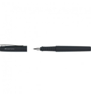 FABER-CASTELL Füllhalter Poly Pen B schwarz