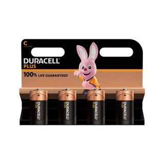DURACELL PLUS Batterien 4 Stück C LR14/MN1400 1.5 V