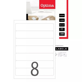 OPTIMA Etiketten 192x38mm weiß 700ST