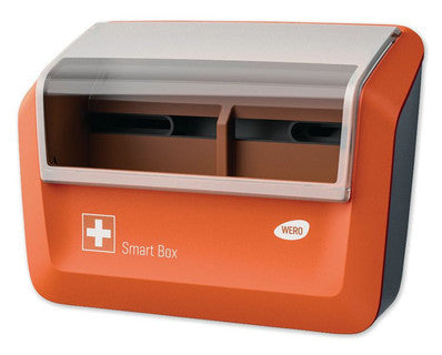 WERO Pflasterspendersystem Smart Box ohne Inhalt 13.5 x 20 x 7.5 cm orange
