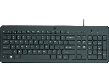 HP Tastatur HP150 Wired QWERTZ DE schwarz
