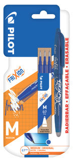 PILOT Tintenroller 2260 FriXion inkl. 3 Minen 0.4 mm im Blister blau