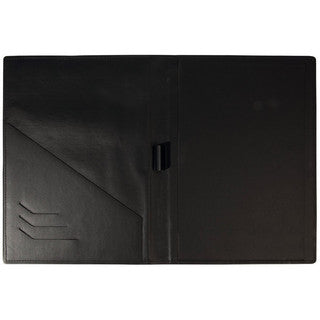 SIGEL Formularbuch-Einband für A4 hoch inkl. Einstecktaschen und Stifthalter schwarz matt