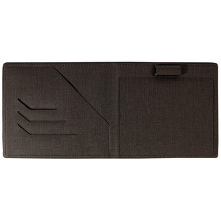 SIGEL Formularbuch-Einband für A6 quer inkl. Einstecktaschen und Stifthalter anthrazit matt