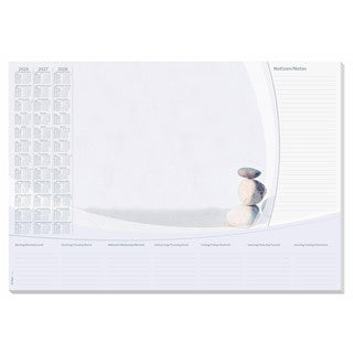 SIGEL Schreibunterlage Harmony mit 3-Jahres-Kalendarium 30 Blatt 59.5 x 41 cm bunt
