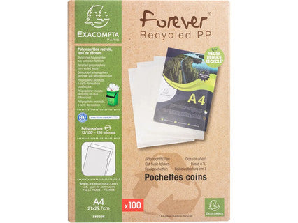 EXACOMPTA Aktenhülle Forever 58320E 100 Stück A4 120 µm transparent