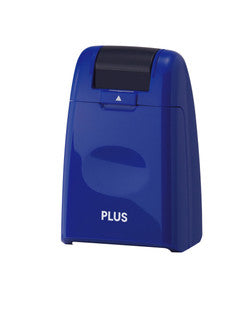 PLUS Datenschutz-Rollstempel Japan 38094 Camouflage blau