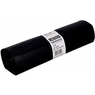 DEISS Müllsäcke 95180 10 Stück 240 Liter LDPE 60 µm 65 + 55 x 135 cm schwarz