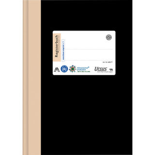 URSUS Registerbuch Style 2115 144 Blatt A5 10 mm liniert