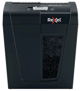 REXEL Aktenvernichter Secure X8 Partikelschnitt P4 schwarz