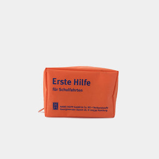 HANS HEPP Erste Hilfe Verbandtasche 20 x 14 x 10 cm für Schulfahrten orange