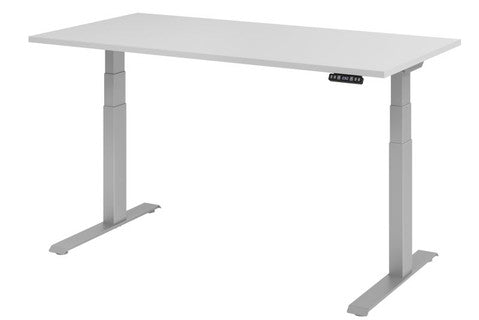 AMPYR Sitz- Steh- Schreibtisch elektrisch 160 x 80 cm grau